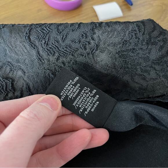 Love by Theia Sweetheart Neckline ruffle front Gown dress black - 16 - Picture 11 of 12